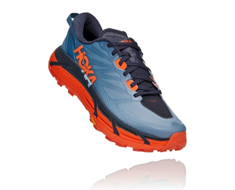 Sapatilhas Hoka One One Mafate Speed 3 Portugal - Sapatilhas Trail Homem Azuis - OAWGNY-702